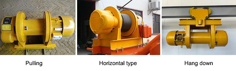 2T Electric Wire Rope Winch
