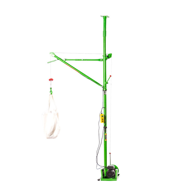 실내 단일 기둥 건물 크레인